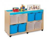 Bubblegum Jumbo Tray Storage Unit