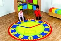 Tell The Time Classroom Rug