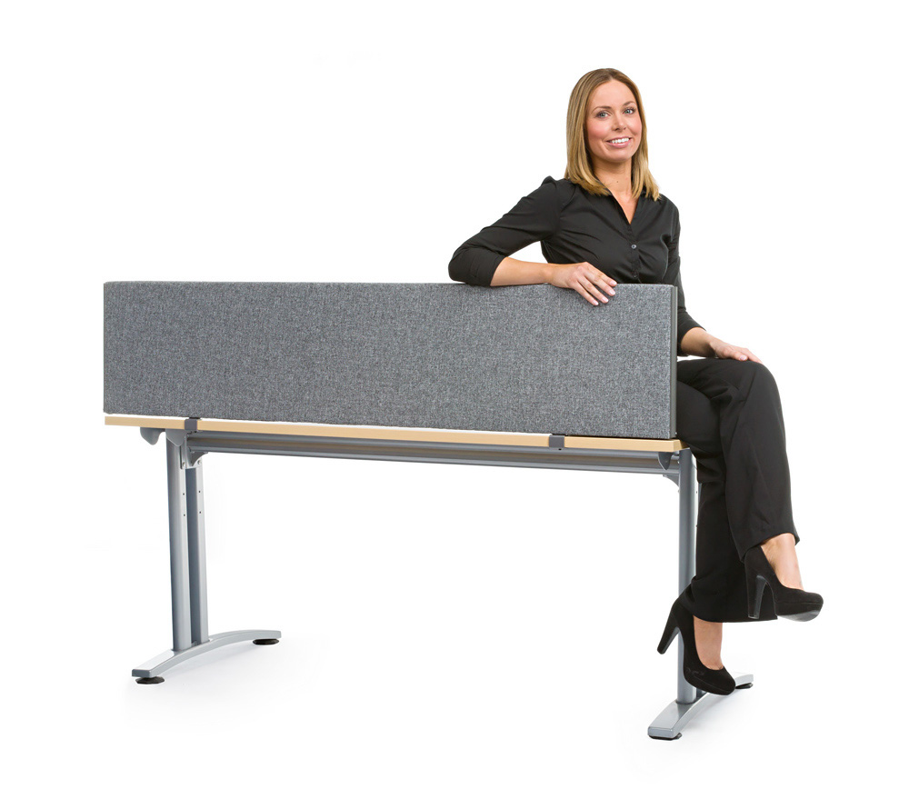 Standard School Office Desk Screens 480mm High Early Learning