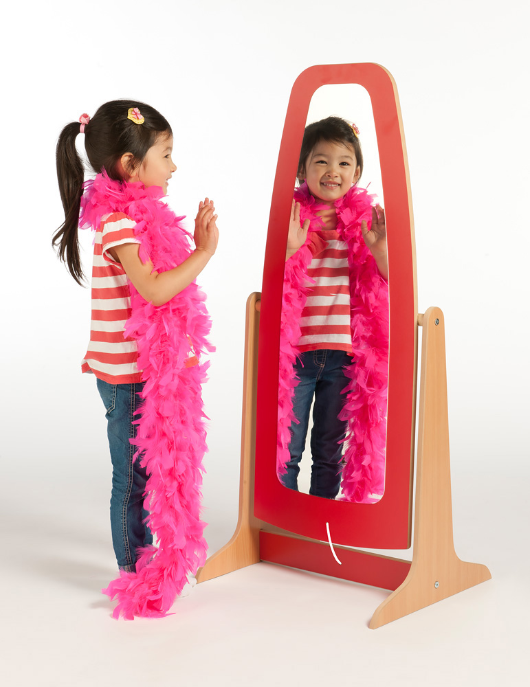 Galaxy Wooden Dressing Up Mirror Early Learning Furniture