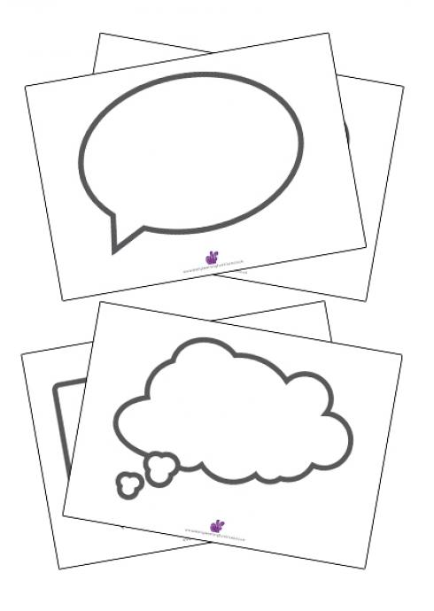 Speech Bubbles Absolutely free Education Device picture about Printable Speech Bubbles identified as Speech Bubbles Totally free Education Instrument