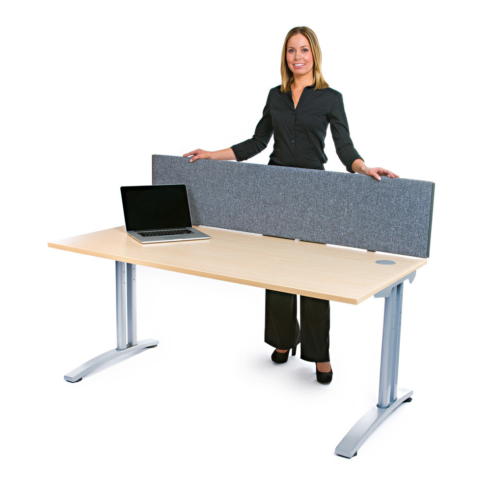 Standard School Office Desk Screens 480mm High Early Learning