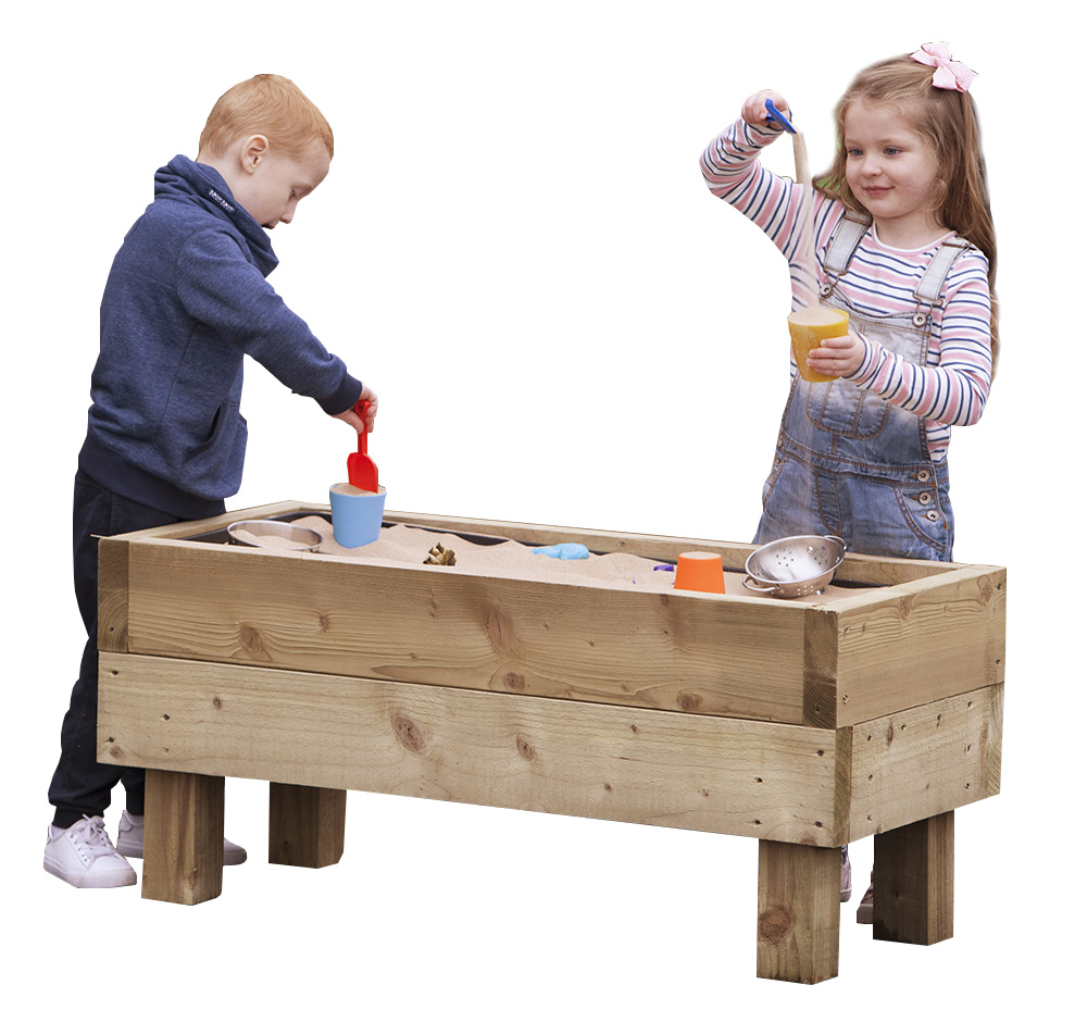 standing sand pit