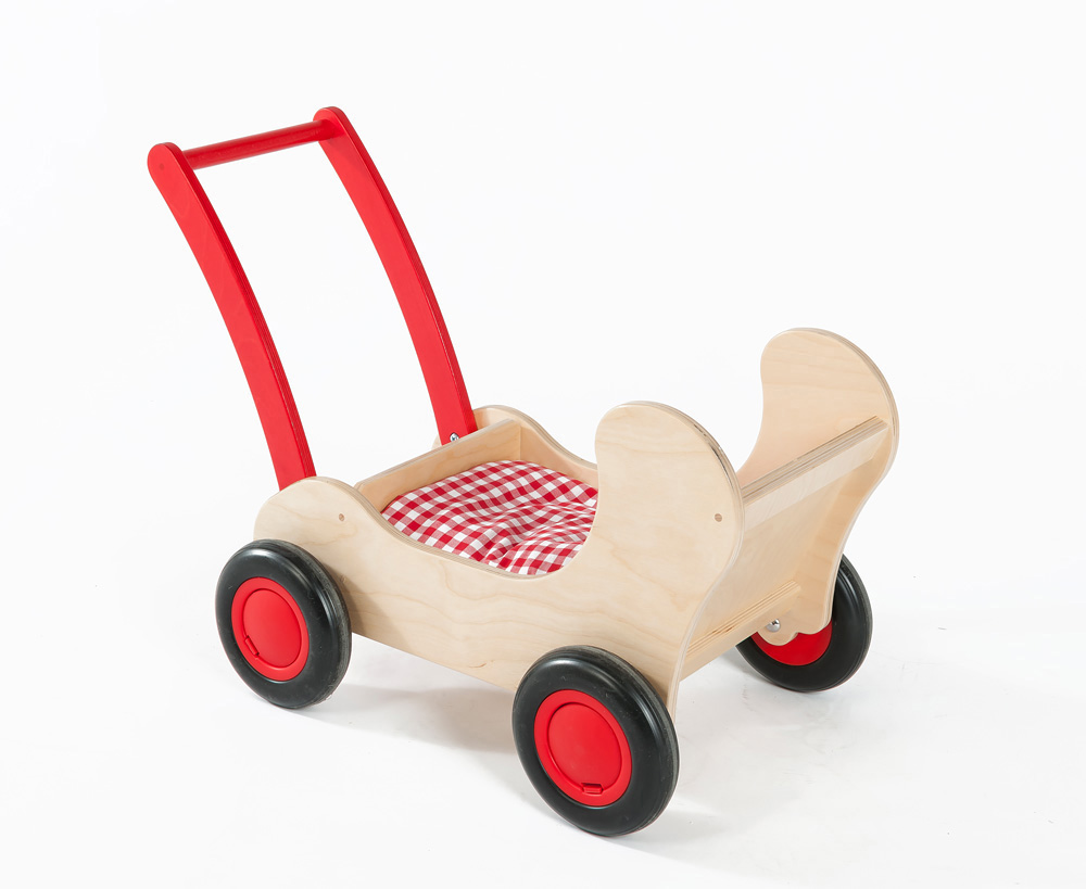 Childrens Wooden Pram Cart Early Learning Furniture