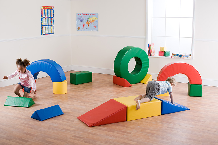 big soft building blocks