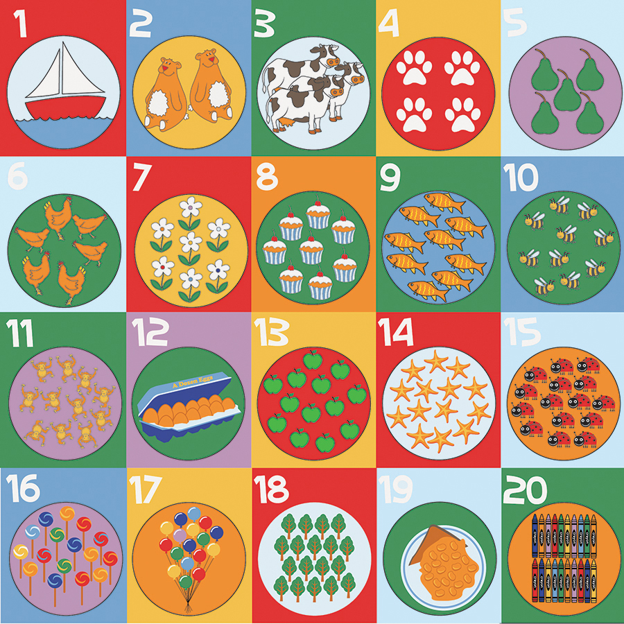 Classroom Rugs & Carpet Alphabet Mats & Number Rugs