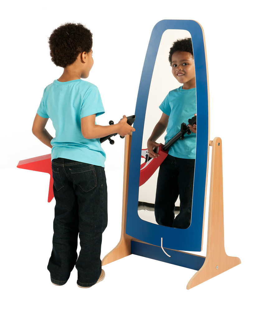 Galaxy Wooden Dressing Up Mirror Early Learning Furniture