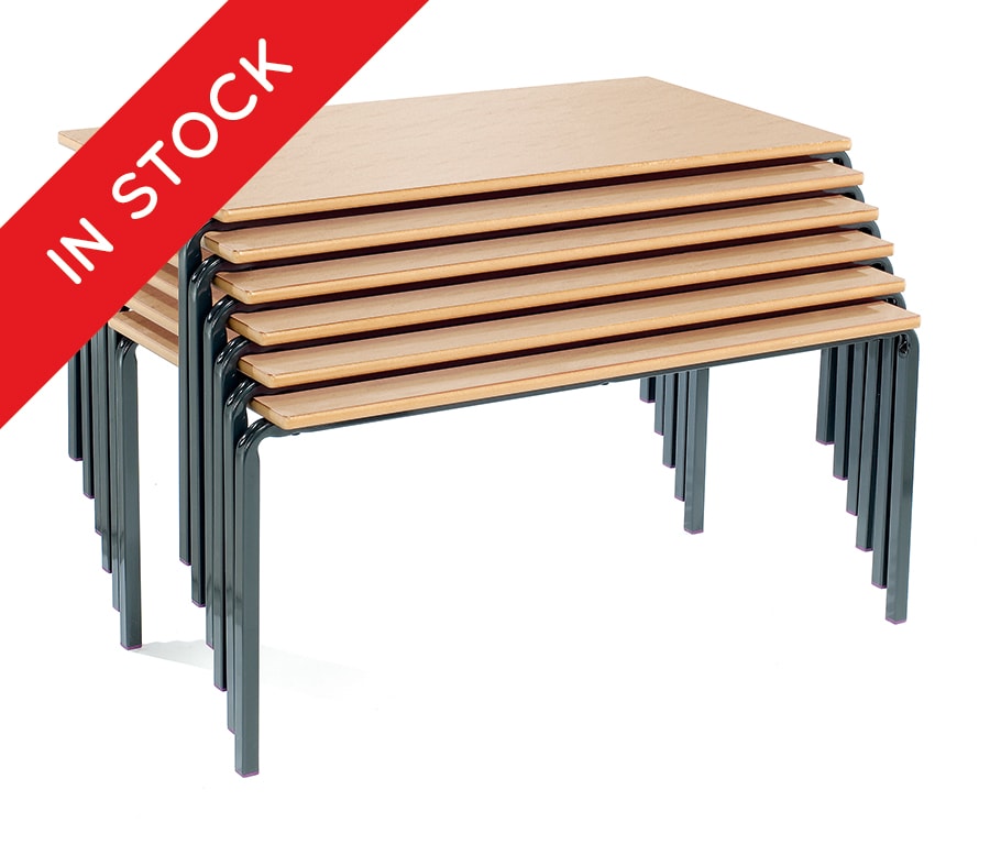 In Stock Crush Bent Stacking School Desks Pack Of 4 Early